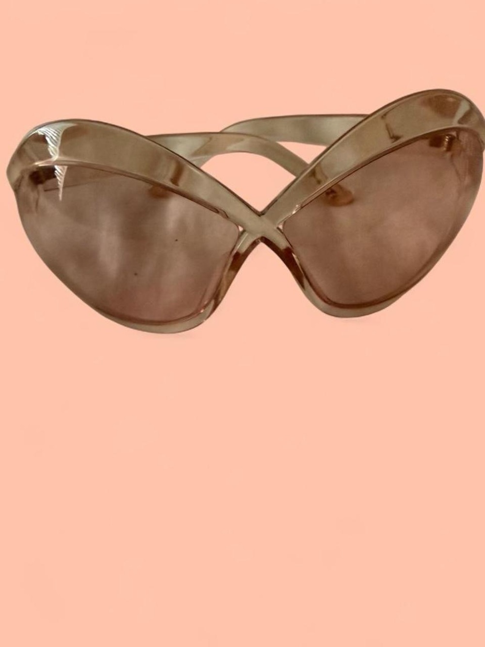 Women's Oversized Sunglasses in Taupe